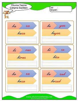 z sesi Çalışma Sayfaları